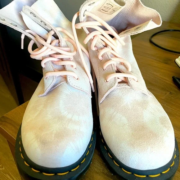 Martens Shoes Pink Tie Dye Doc Marten Boots Poshmark